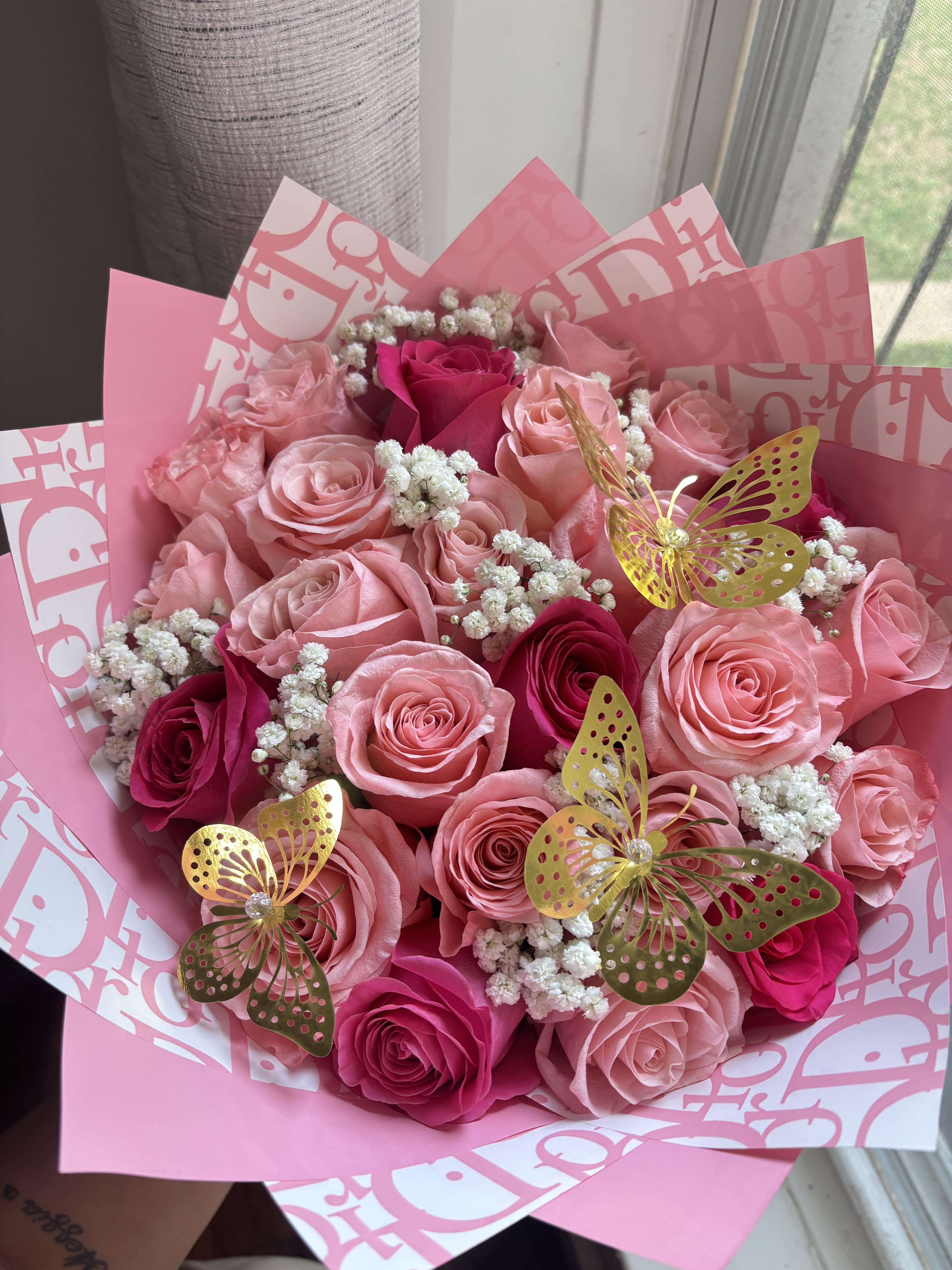 Ramo de 24 rosas mixto